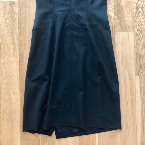 NWT Theory Wrap-Effect Shift Dress in Good Wool 00 - Picture 12 of 13